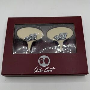 NEW Arthur Court Grape 2-piece Cheese Market Set With Pen